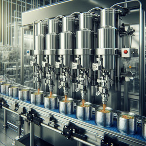 دستگاه پرکن چهارنازله ریلی